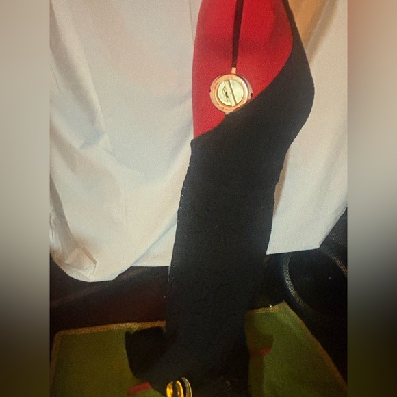 Theory Black Crochet Halter Gown | Open-Back Evening Dress | Size 6 - Picture 5 of 12